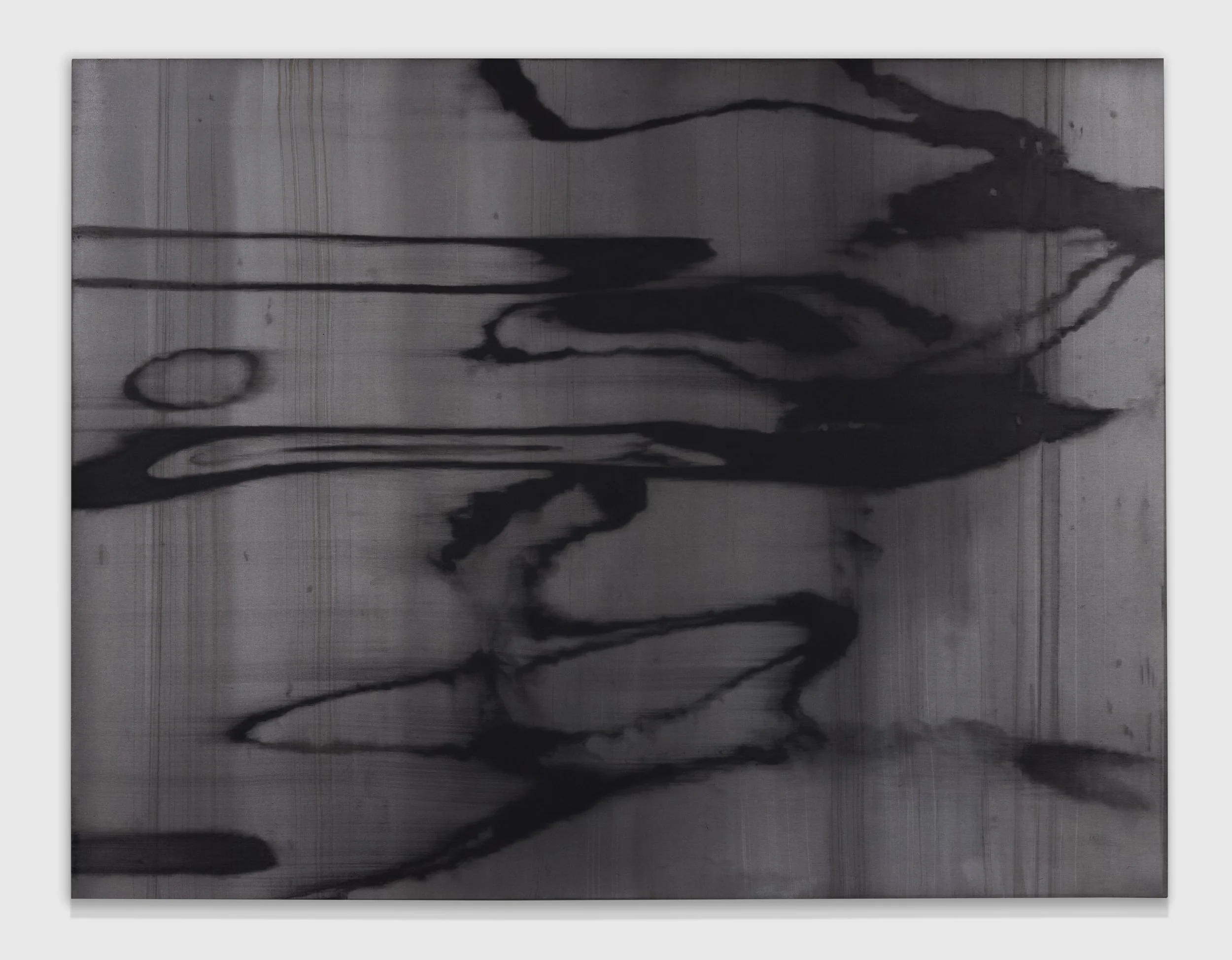 Untitled, 2023
Charcoal, gesso, and oil on linen
46 x 60 inches
116.8 x 152.4 cm