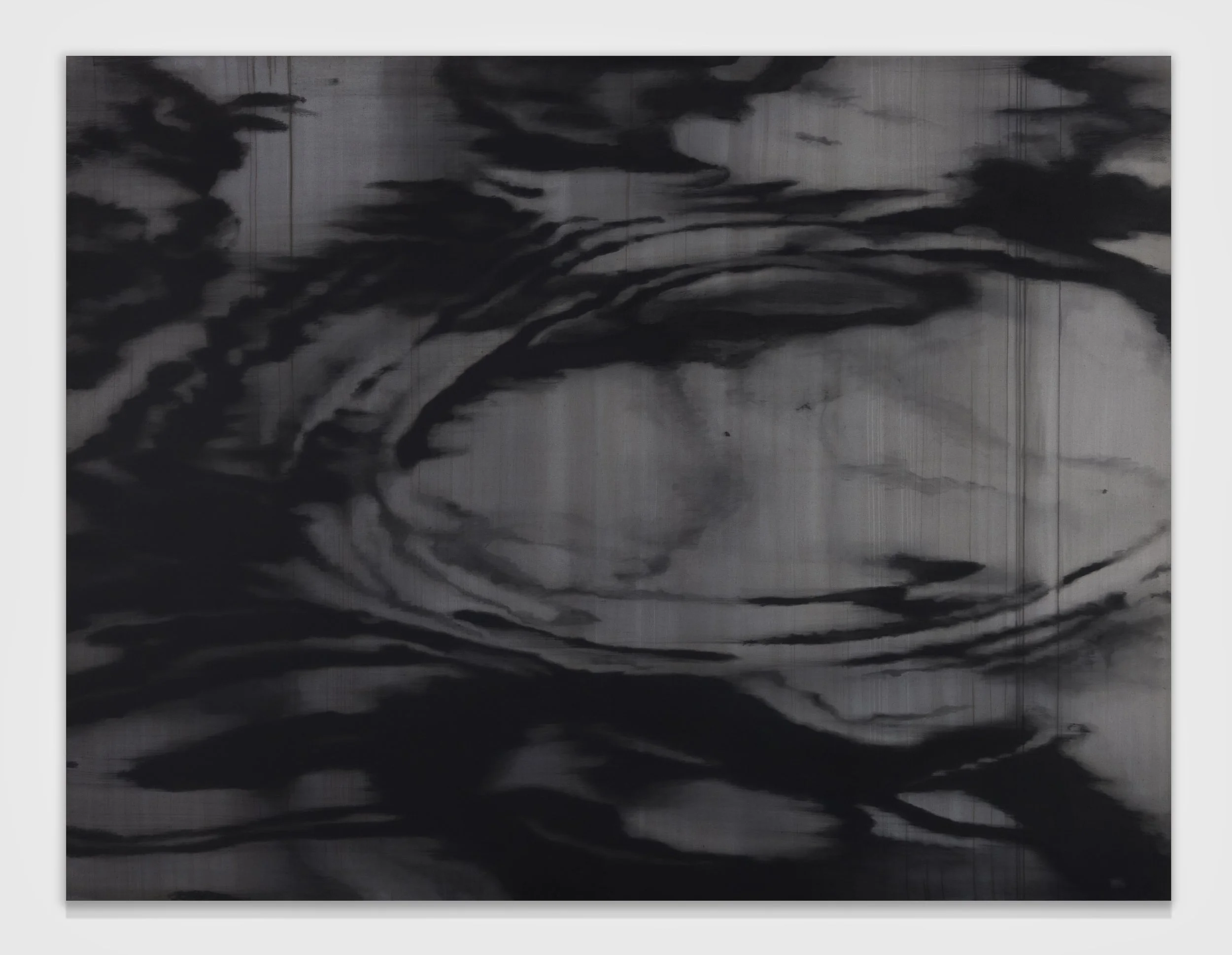 Untitled, 2023
Charcoal, gesso, and oil on linen
46 x 60 inches
116.8 x 152.4 cm