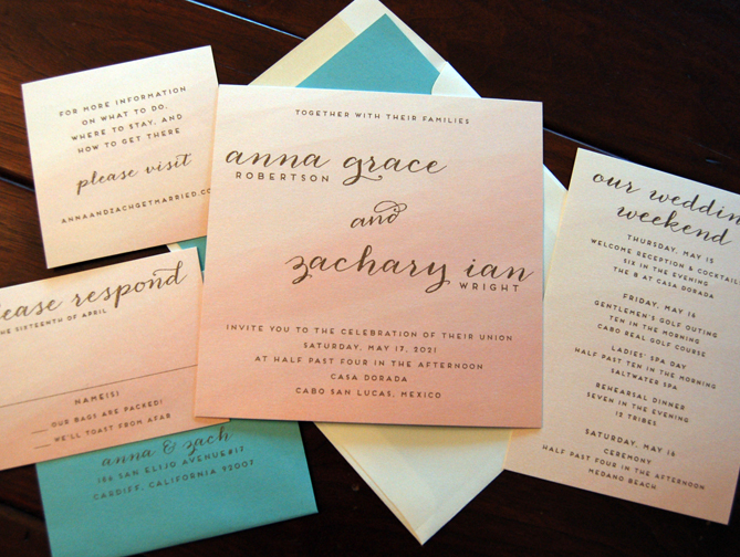 Houston Wedding Invitations DGZ Wedding Invitations Houston