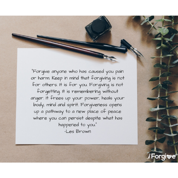 Forgive anyone who has caused you pain or harm. Keep in mind that forgiving is not for others. It is for you. Forgiving is not forgetting. It is remembering without anger. It frees up your power, heal.png