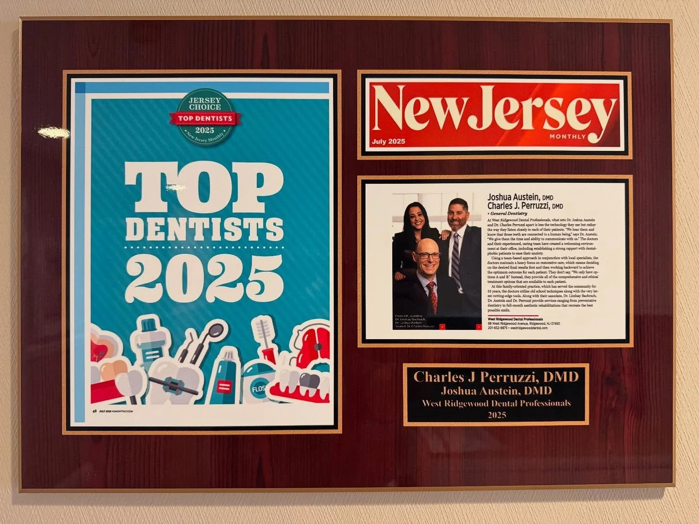 Congrats to Dr. Austein and Dr. Perruzzi for being recognized as one of the top 614 #dentist in all of #newjersey. 

#topdoc #topdentist #cosmeticdentistry #familydentist #ridgewoodnj #ridgewooddentist #ridgewoodmoms