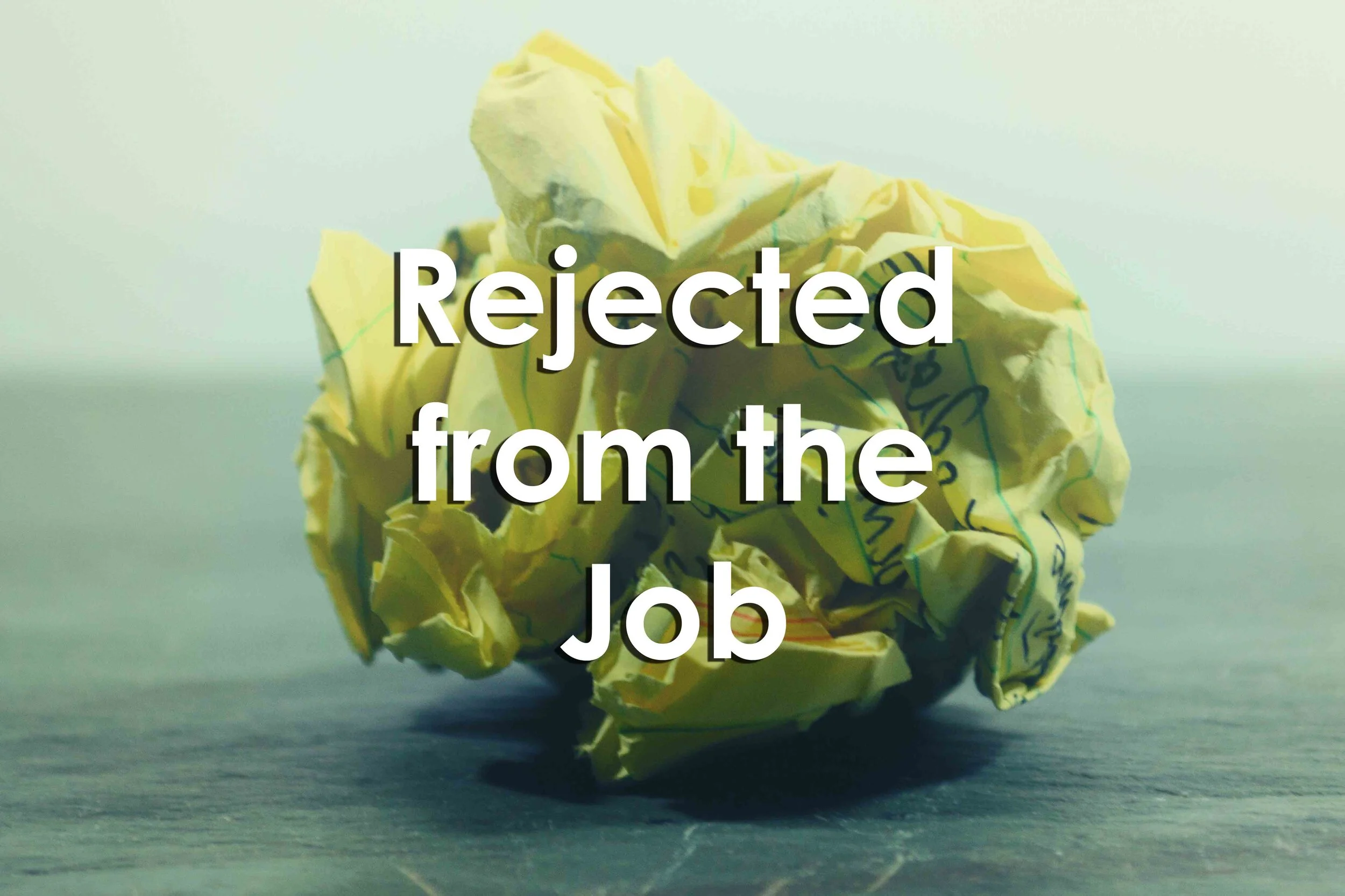 Rejected: A Student Affairs Job Search Response