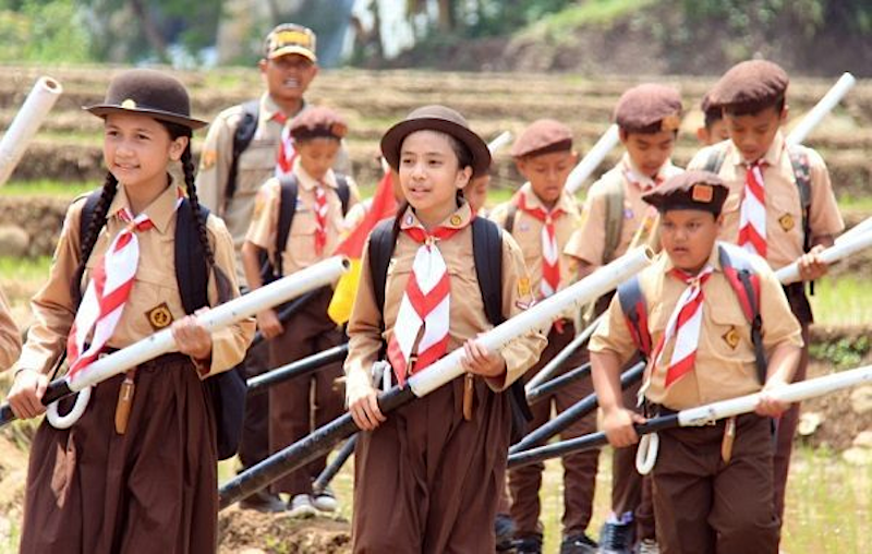 14 août : célébration du mouvement scout indonésien