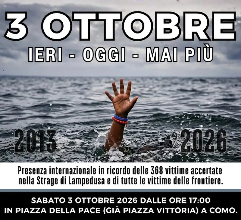 3 octobre : l’Italie commémore les migrants morts en Méditerranée