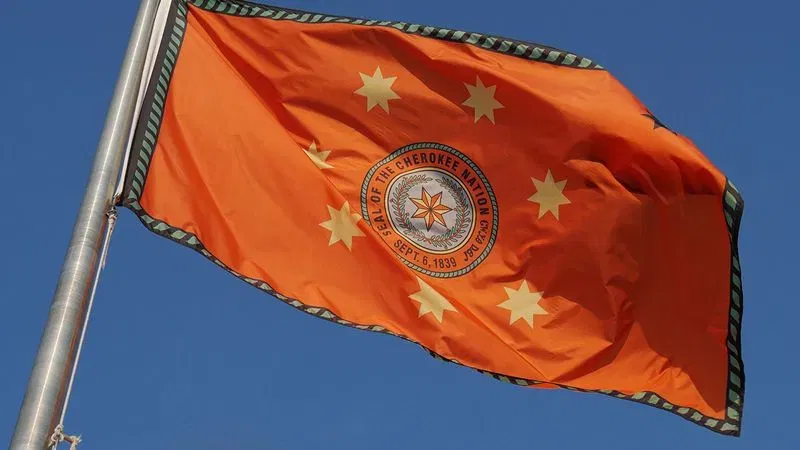 8 octobre : les Cherokees célèbrent leur drapeau et la mémoire de leur nation