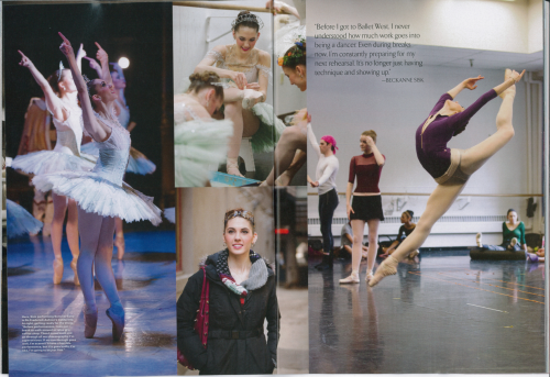   Ballerina, Reality Star  Pointe Magazine - July 2013 