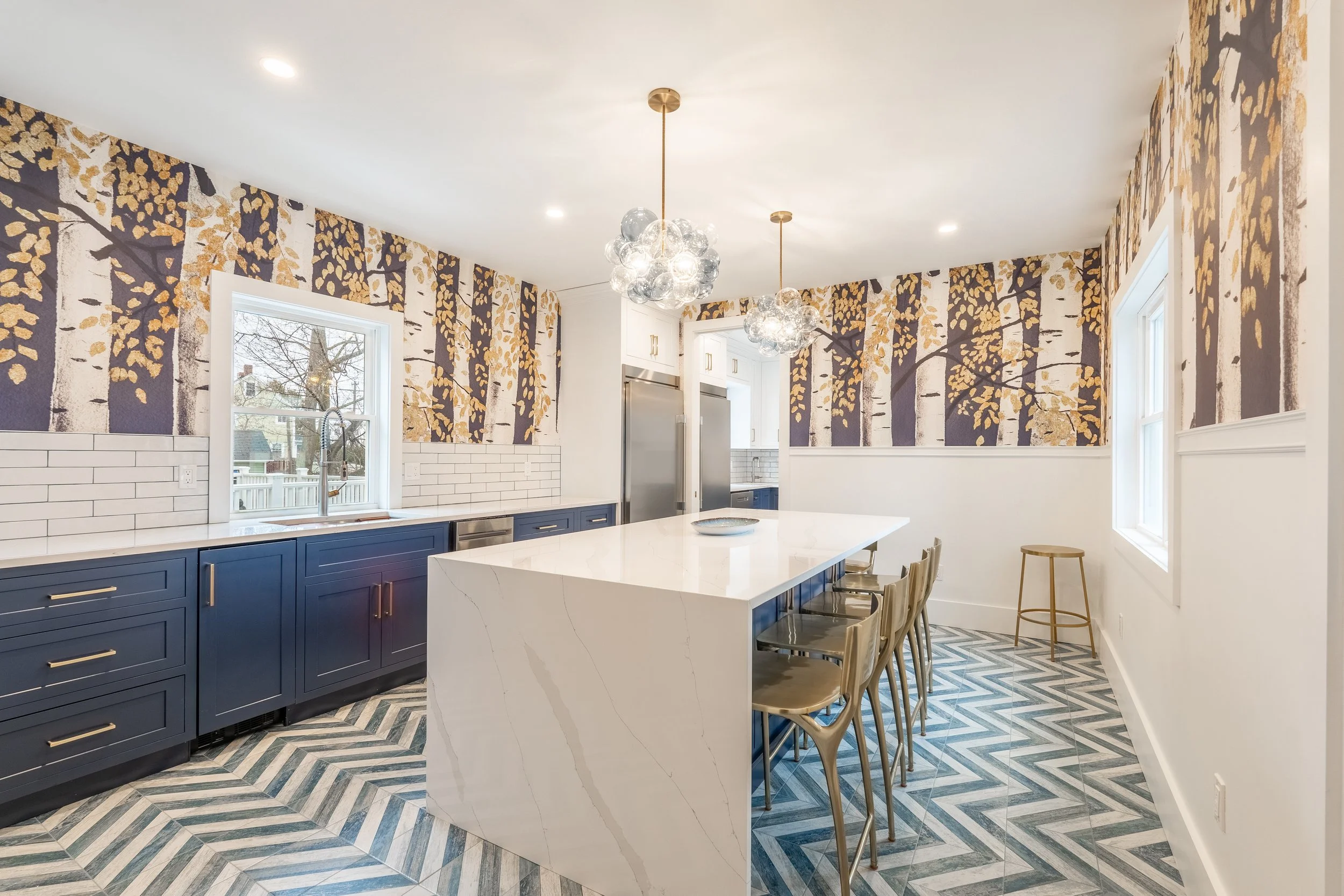 Bold &amp; Bright | Historic Portsmouth Renovation