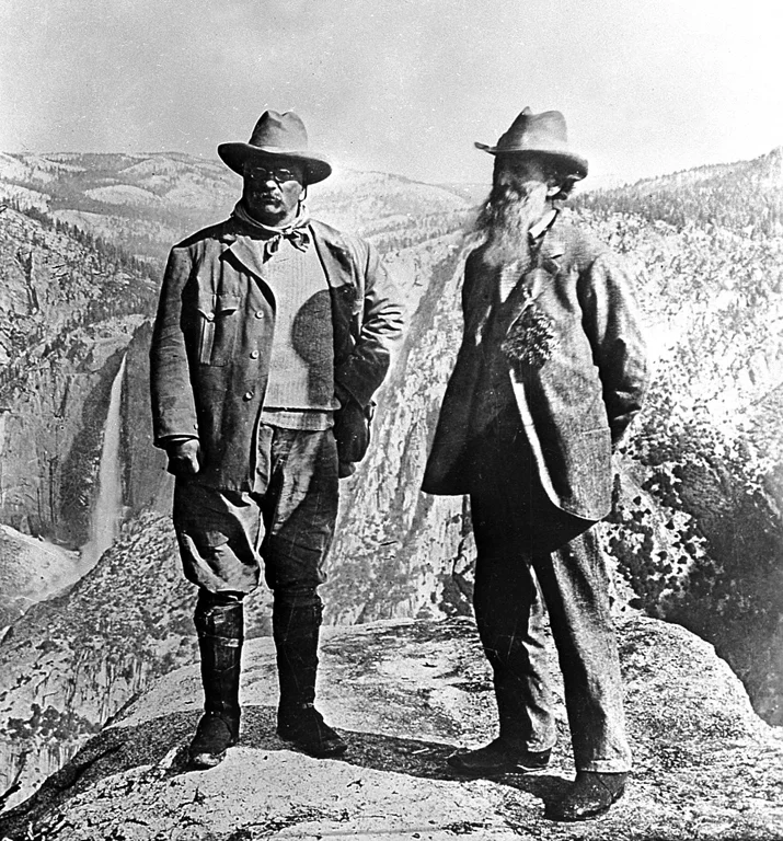Theodore Roosevelt and John Muir/Wikimedia Commons
