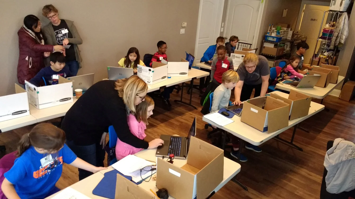 Stop-Motion Animation Workshop at CodePlayLearn in Oak Park.