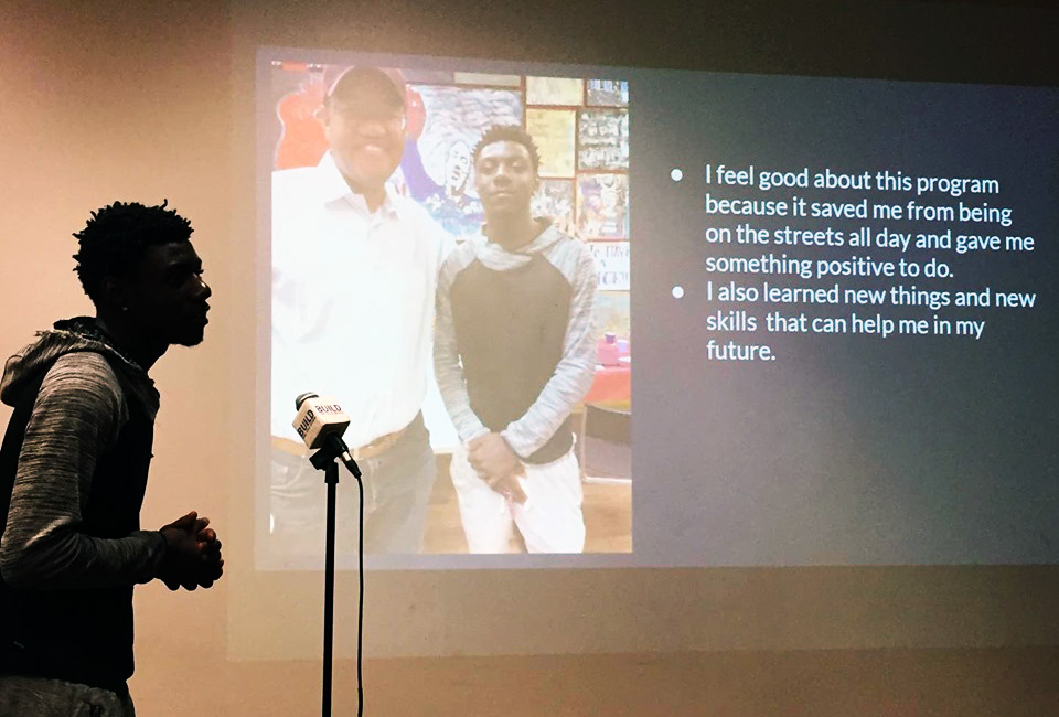 Tray makes his final presentation about the summer and its impact.