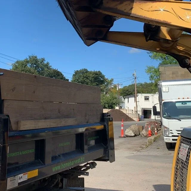 We&rsquo;re building a #communitygarden in #Medford today with 10 #raisedbeds and lots of #fruittrees and #berries! Awesome project. Awesome team. Awesome clients. Awesome plants! #loveyourjob #regenerativeagriculture