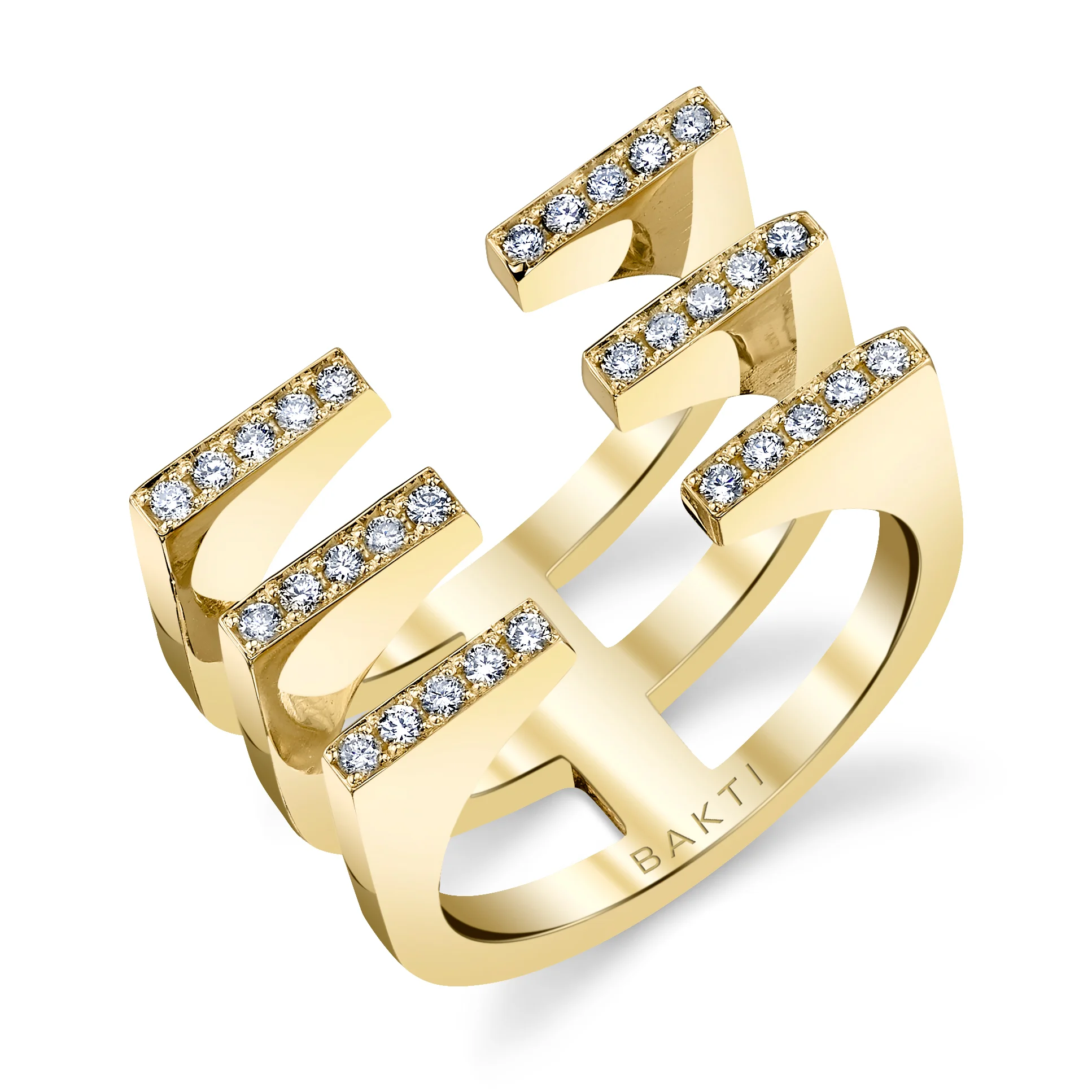 Three Row Square Ring