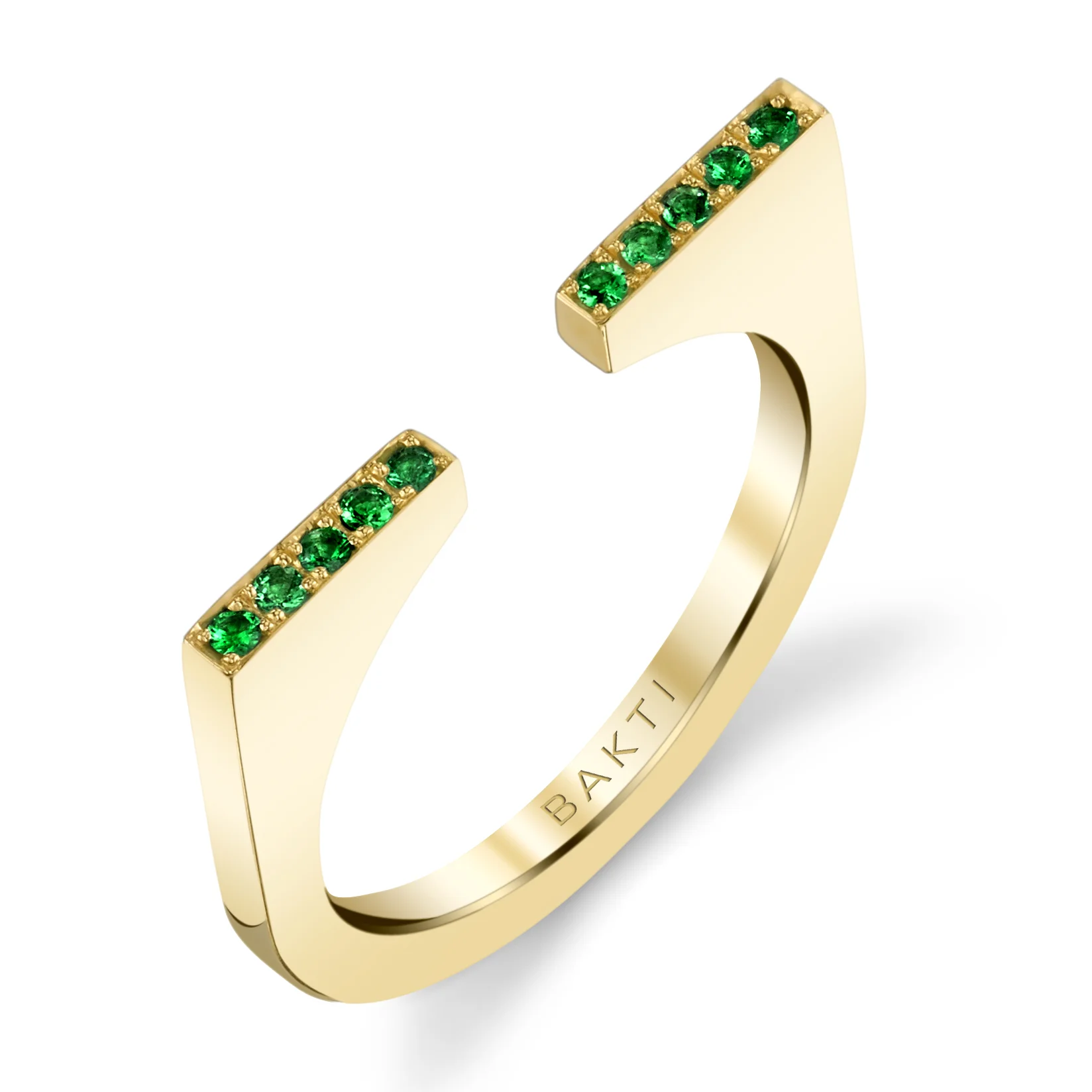 Square Ring With Gemstones