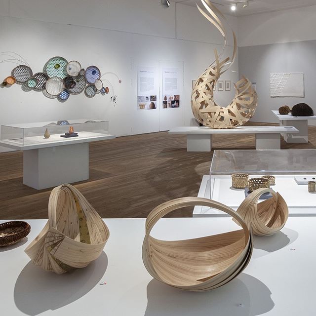 Basketry- Function and Ornament at #ruthincraftcentre curated by @gregory2970 open until 13 October