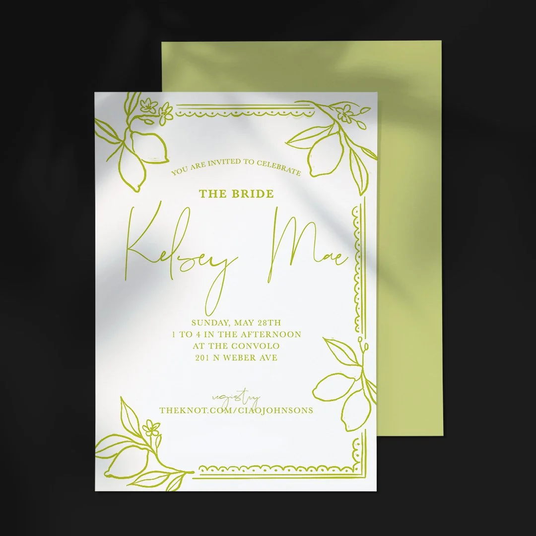 Shower Invite Design