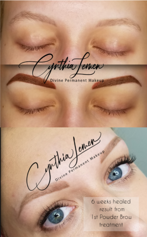 difference between POWDER BROW Makeup and MICROBLADING Divine Beauty Studio