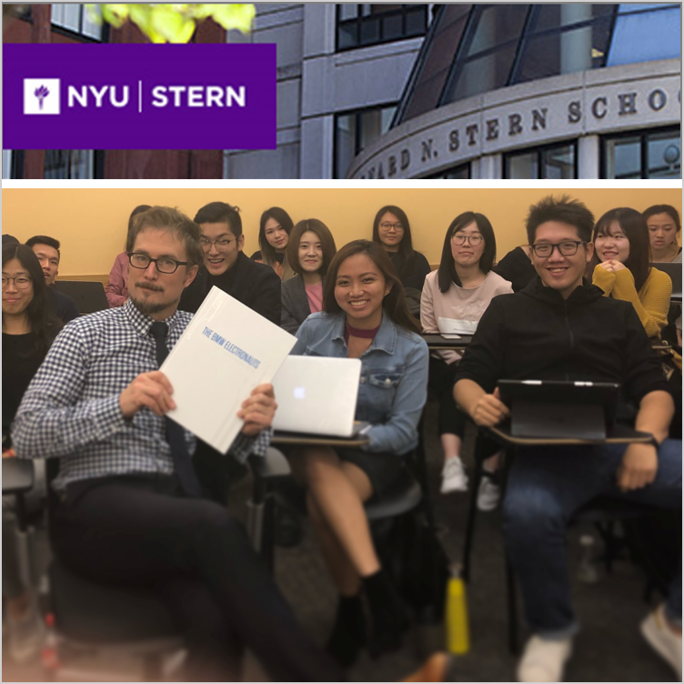 Guest Lecturer & Judge at NYU Stern Graduate MBA Marketing Final Project - New York, NY, Jan 2018