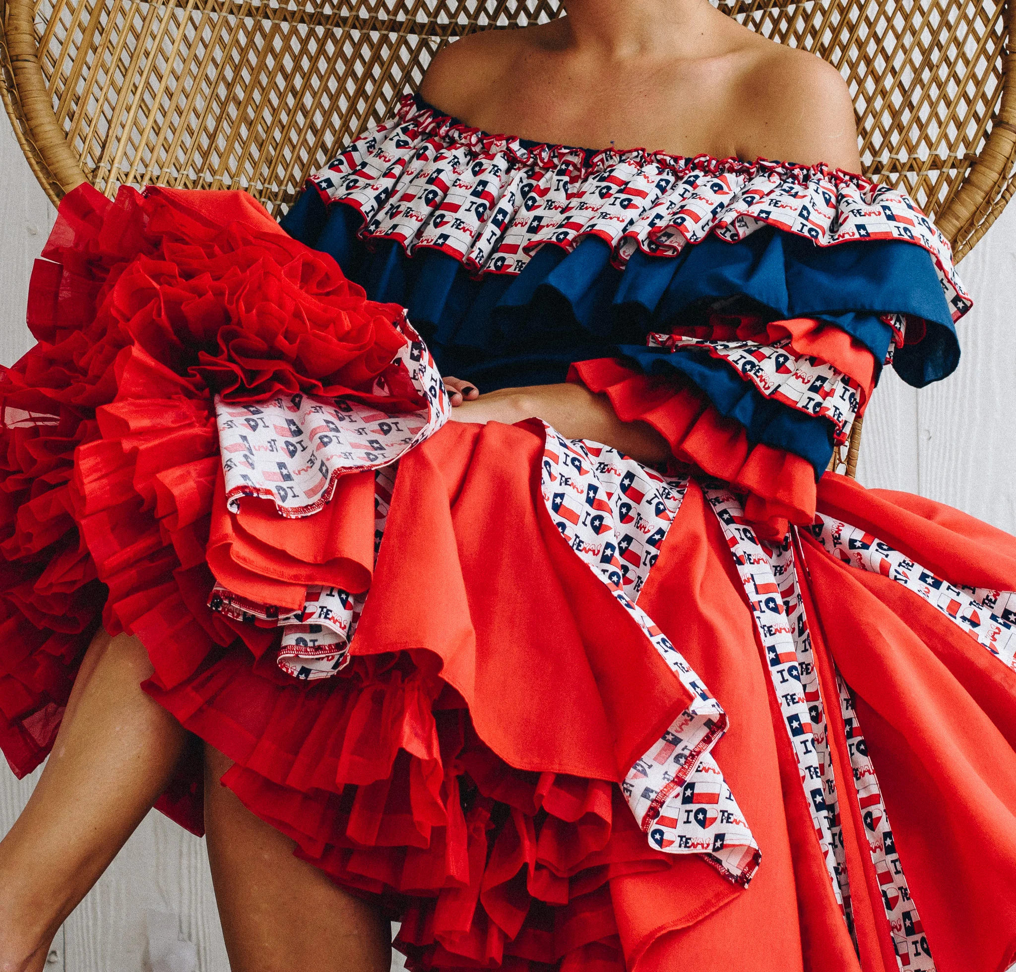 "I Love Texas" Fiesta Square Dance Set