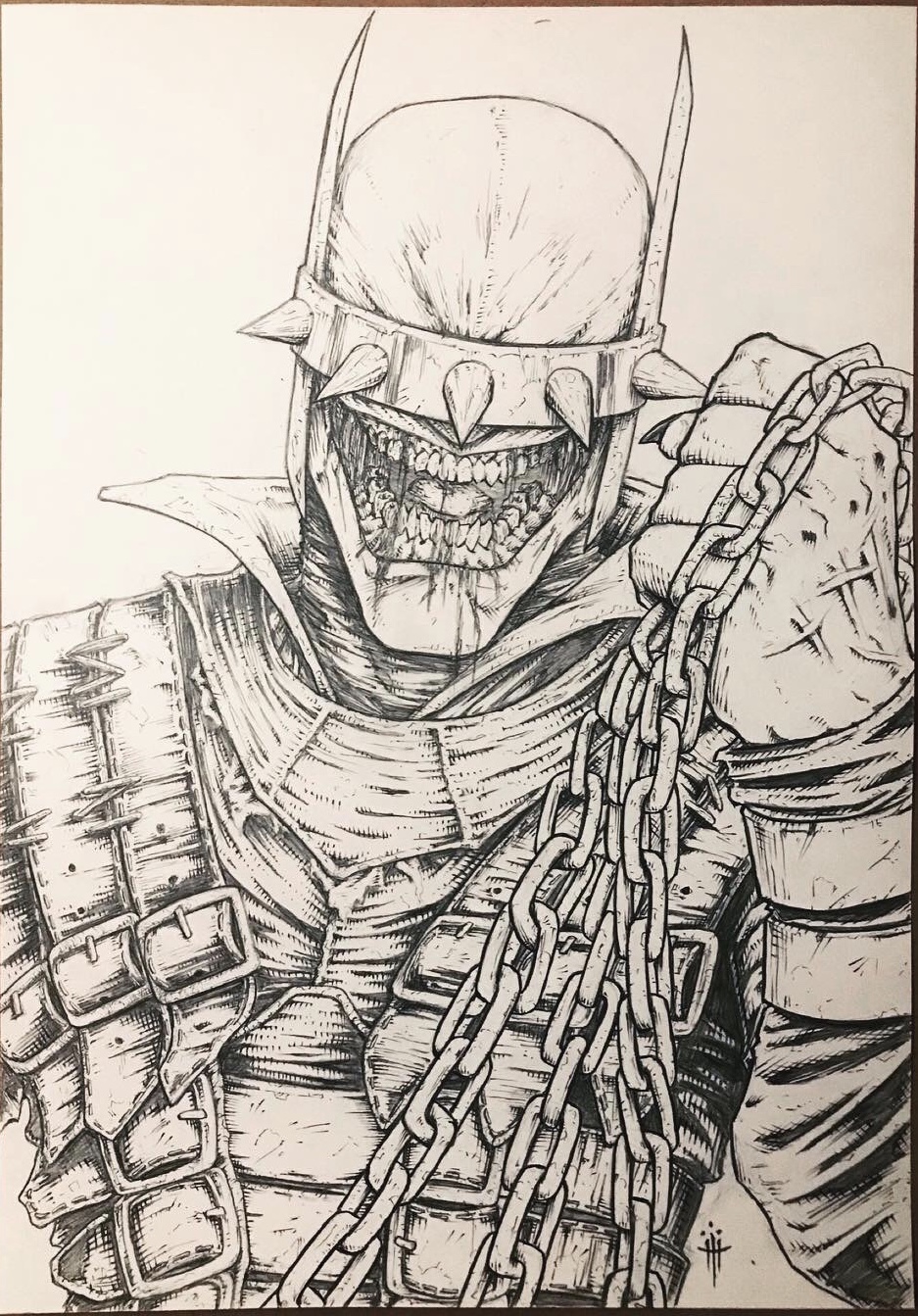 Batman Who Laughs Original — Art of Jonathan Edward Mills