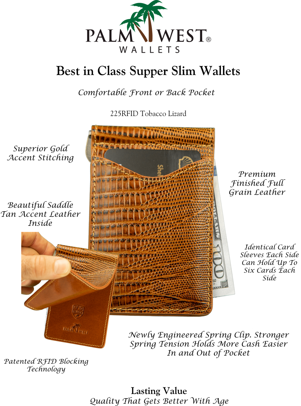 Everything looks Better in Orange -5 Pockets super Slim card