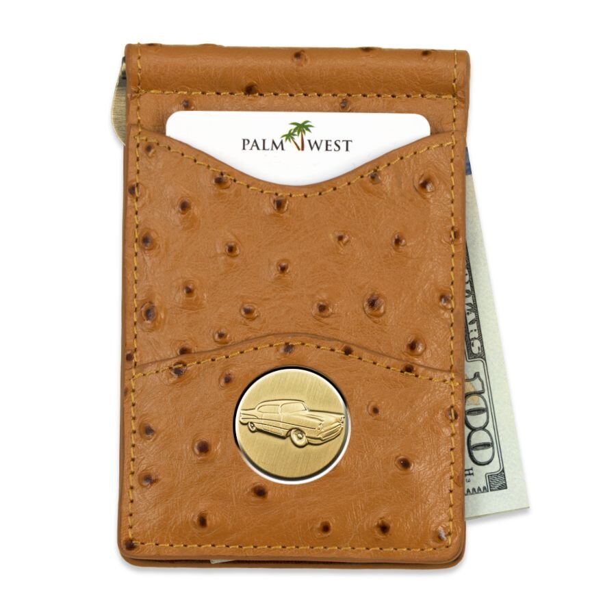 Ostrich Money Clip Wallet