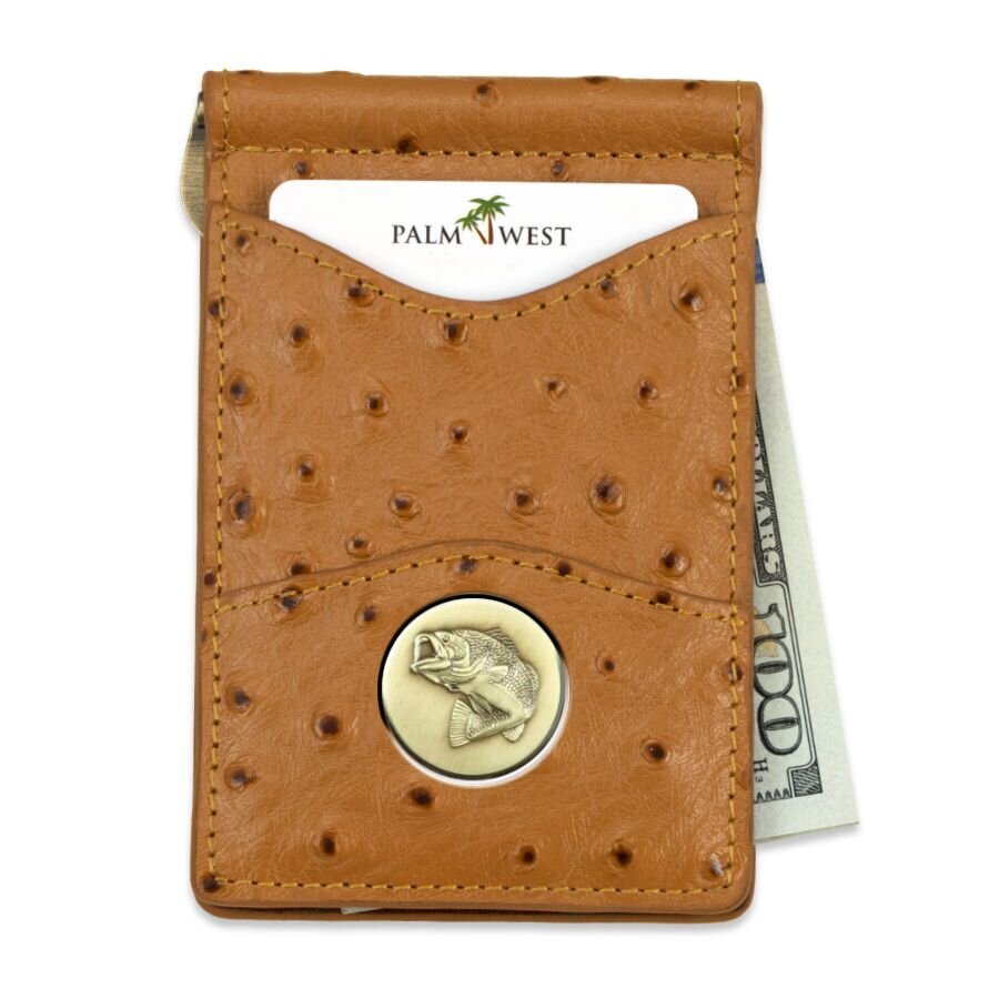 Simply Southern Papa Bear Leather Money Clip Wallet