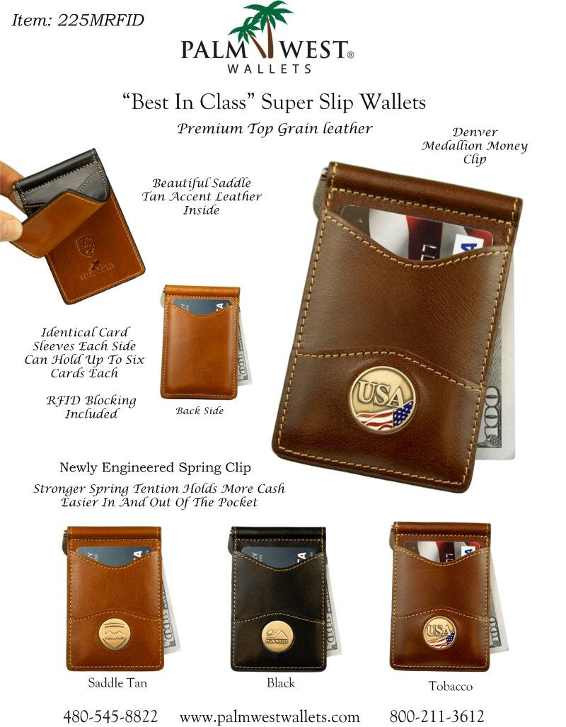 Simply Southern Best Dad Leather Money Clip Wallet