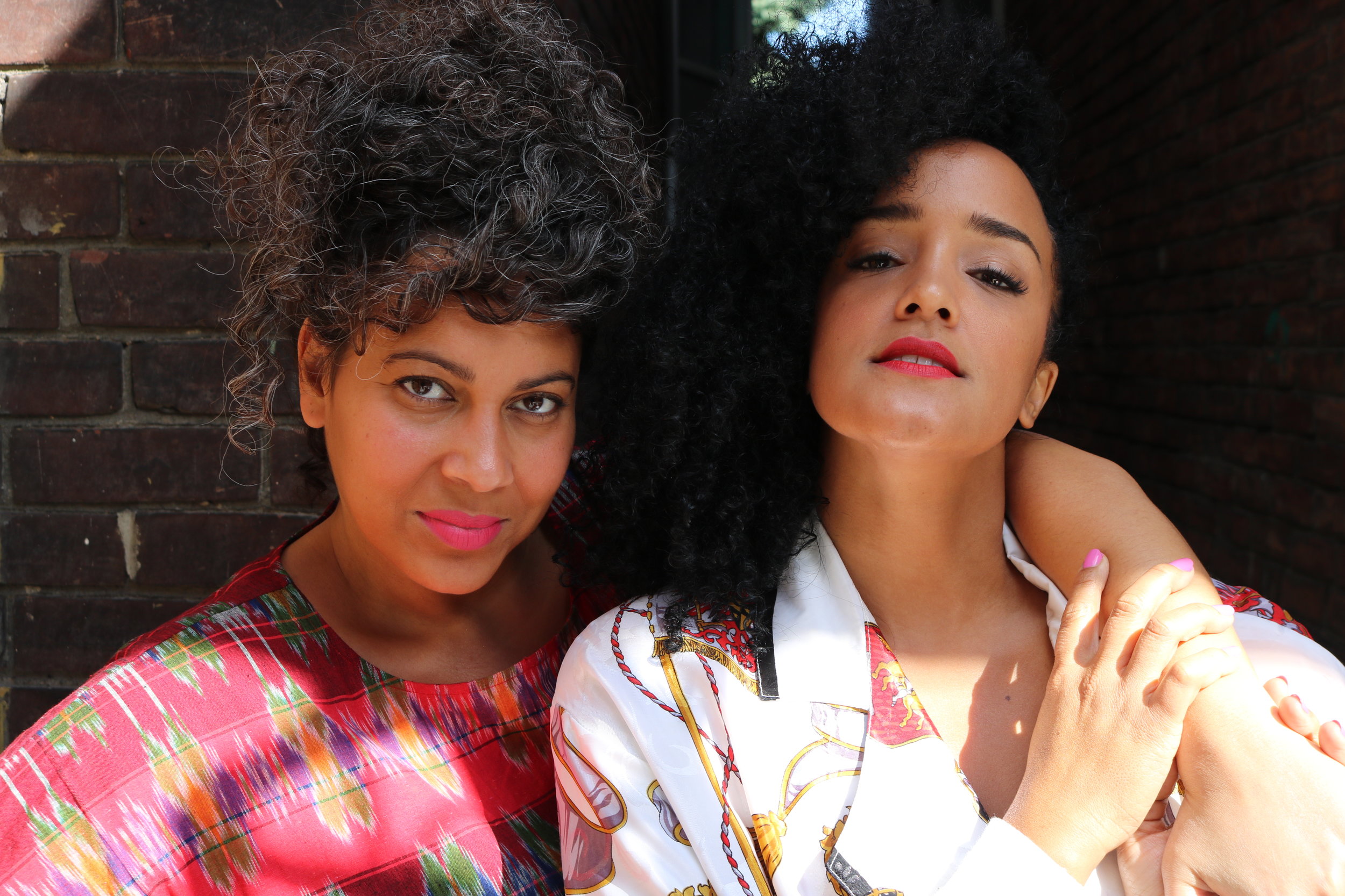 liza paul (left), bahia watson (right). photo by maiko watson