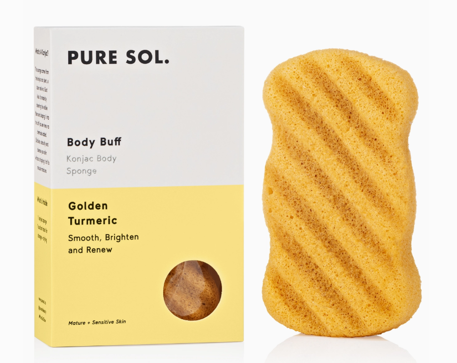 ATHLEISURE MAG SUMMIT SHOP: Body Buff Turmeric Body Konjac Sponge