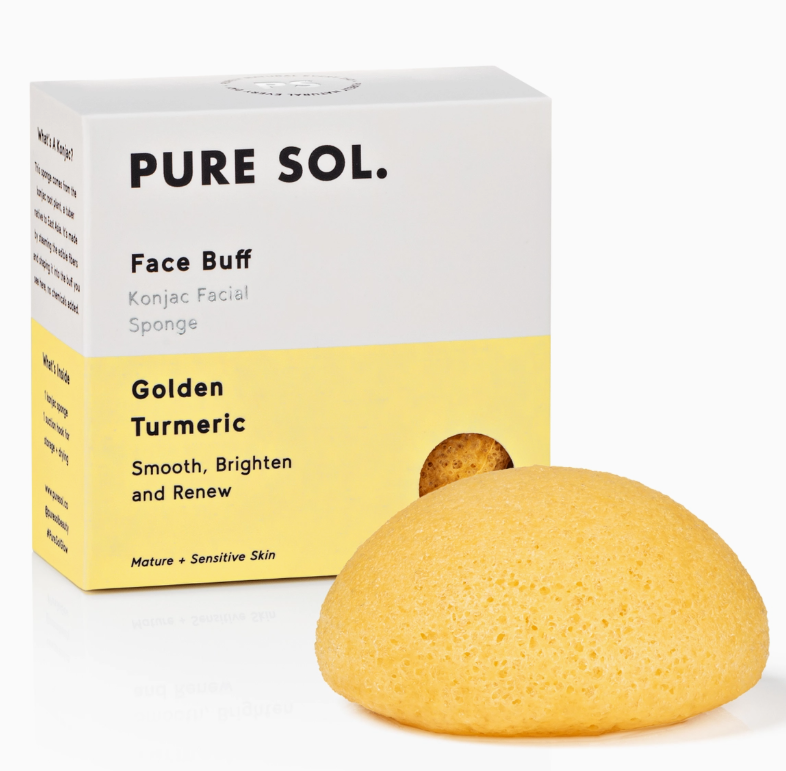 Athleisure Mag Summit Shop: Face Buff Turmeric Facial Konjac Sponge