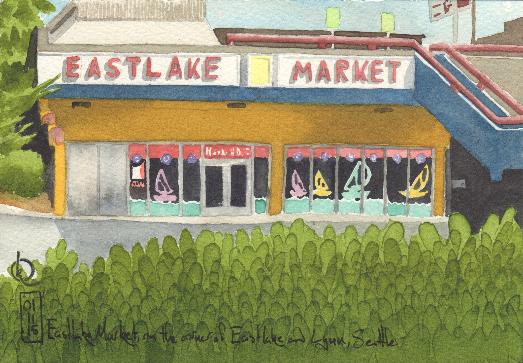 Eastlake Market, on the corner of Eastlake and Lynn, Seattle