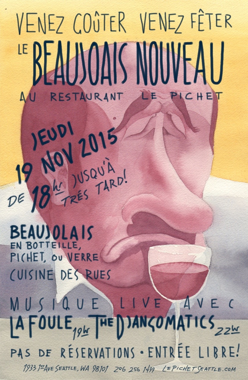 Beaujolais Nouveau 2015 (Yellow)