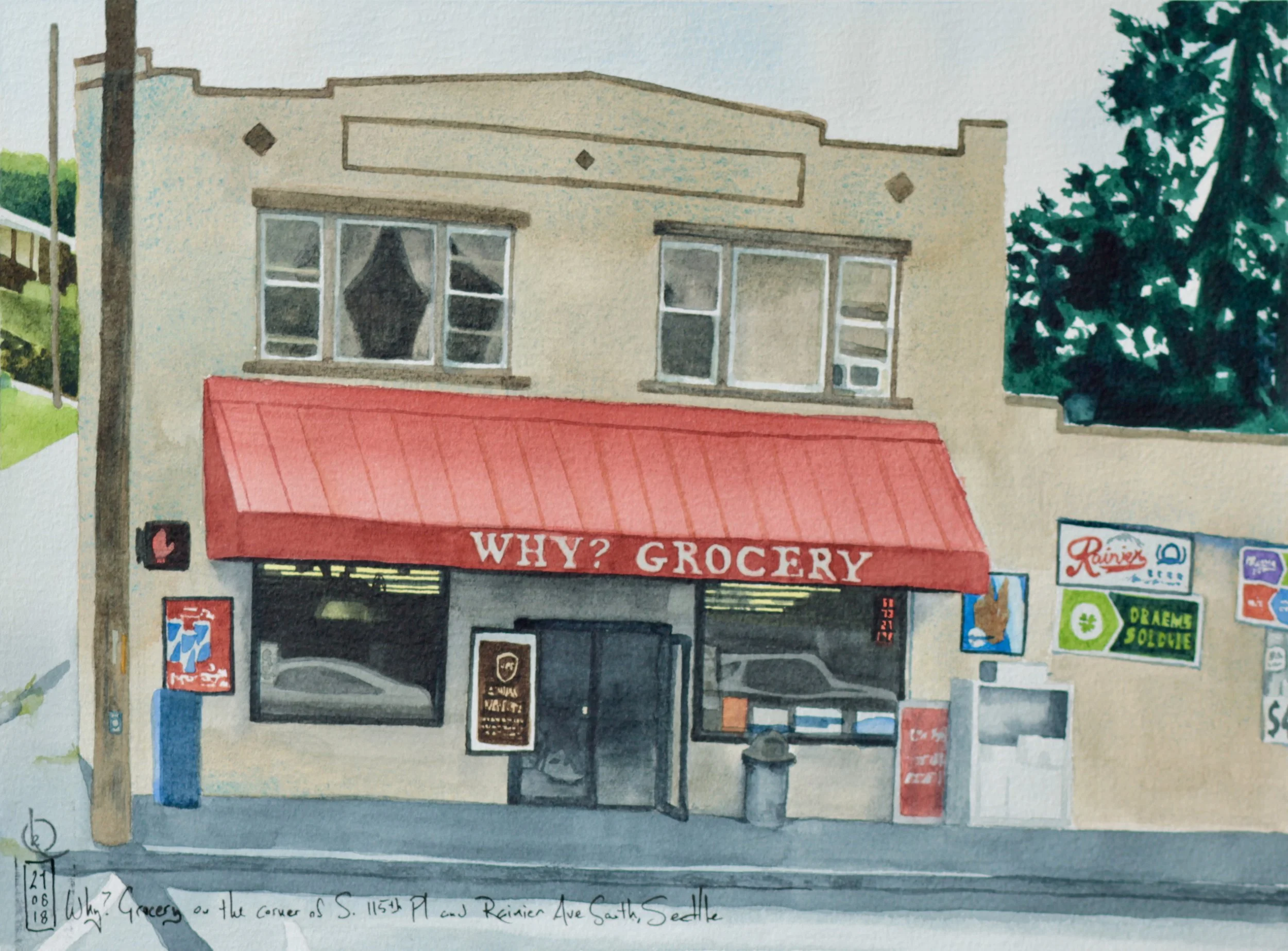 Why? Grocery on the corner of S. 115th Pl and Rainier Ave South, Seattle