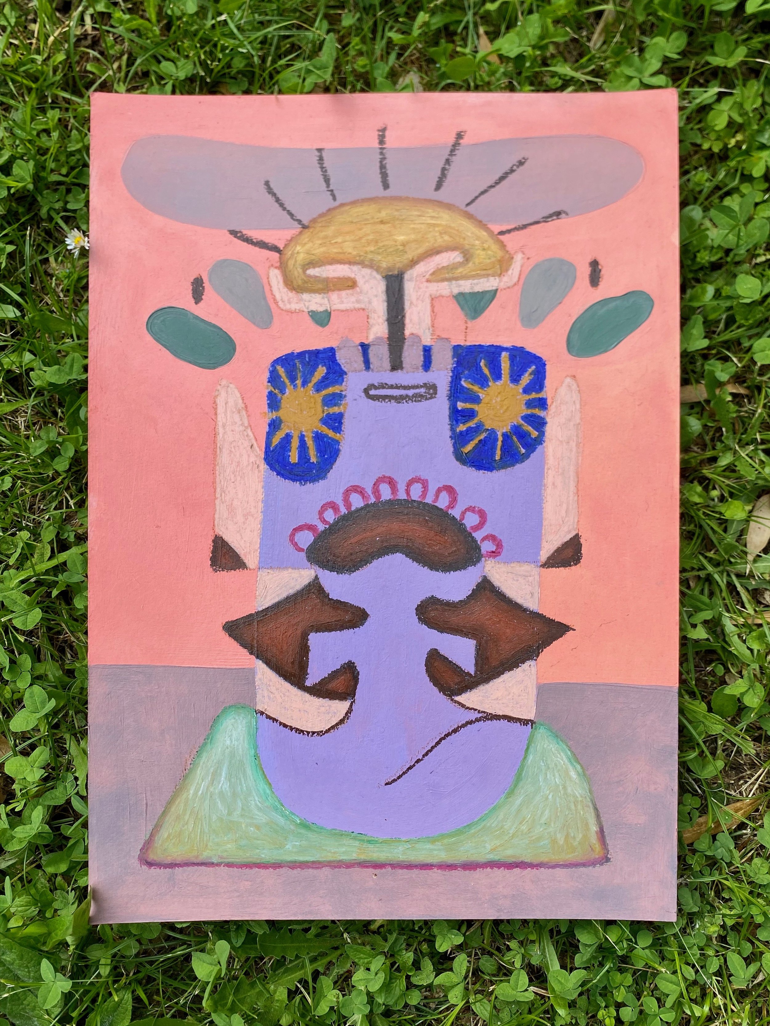 "The One Who Rules the Day" Painting