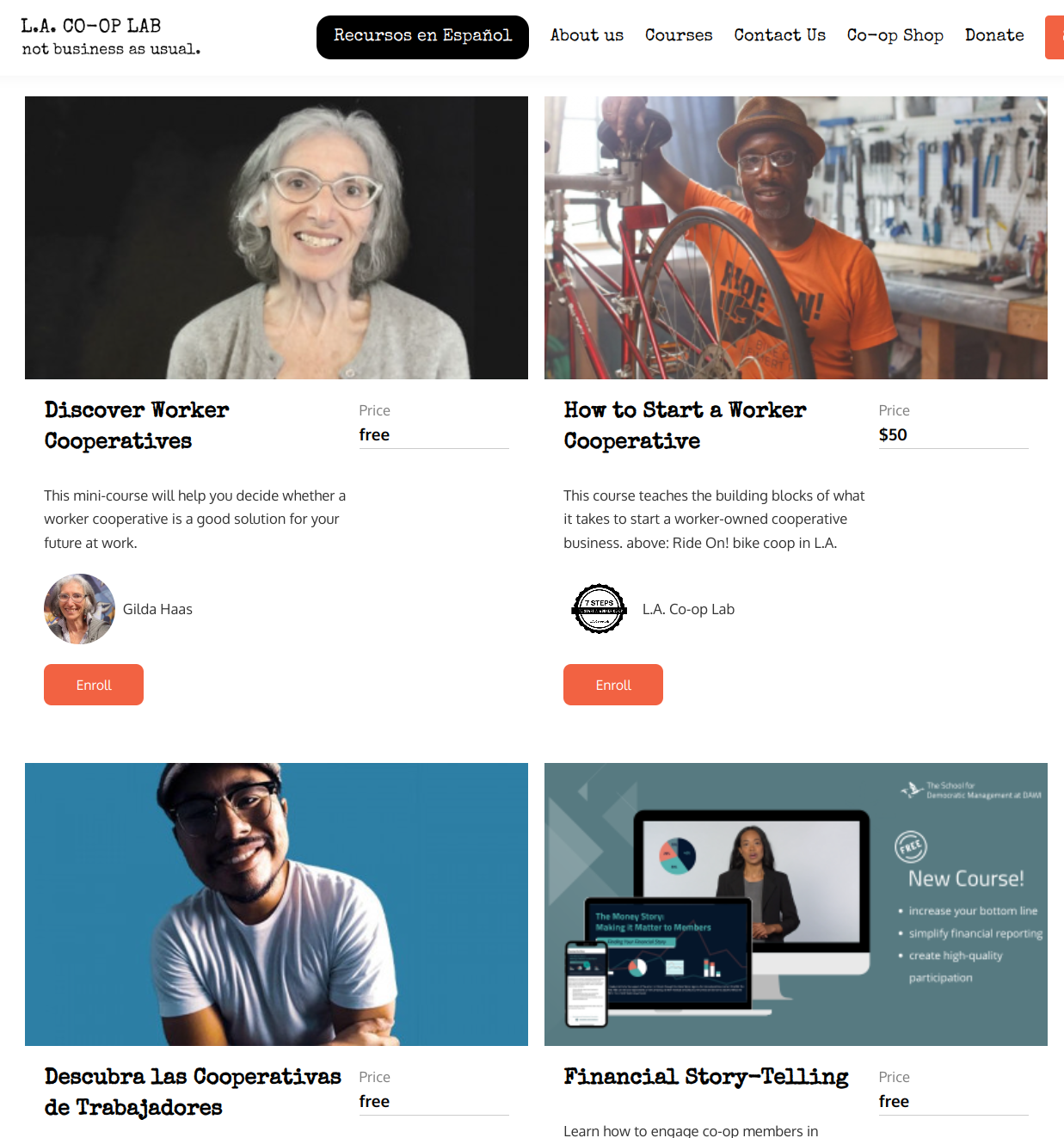 Online Self-Paced Courses