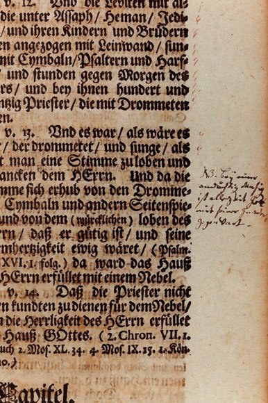 Bach's Calov Bible