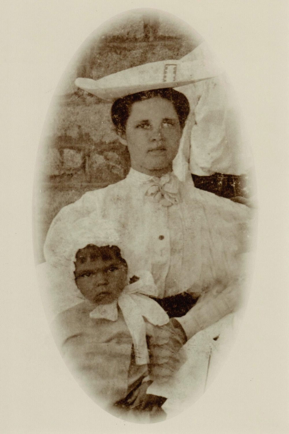 Marie Ropp holding my grandmother