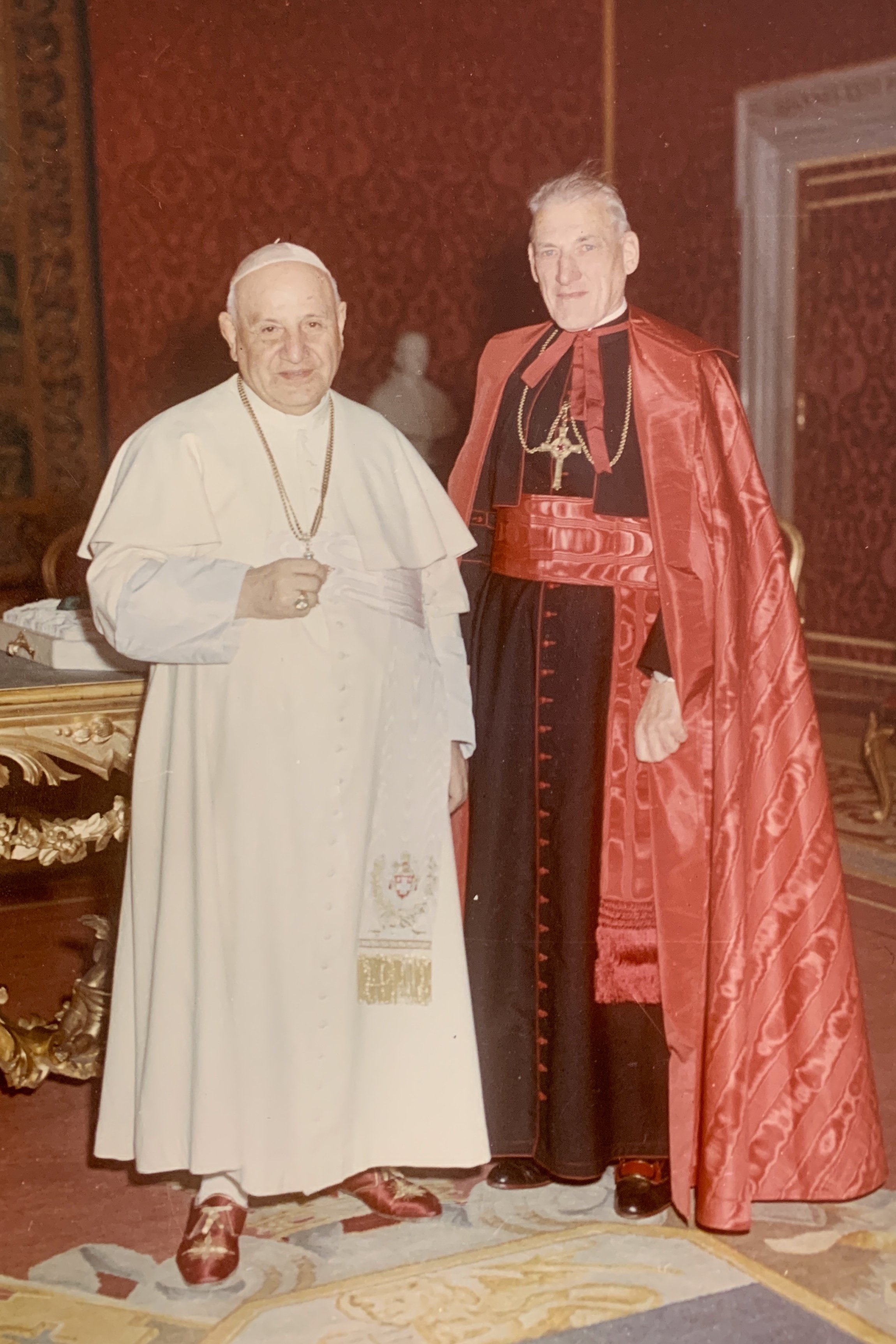 John XXIII with Cardinal Cushing