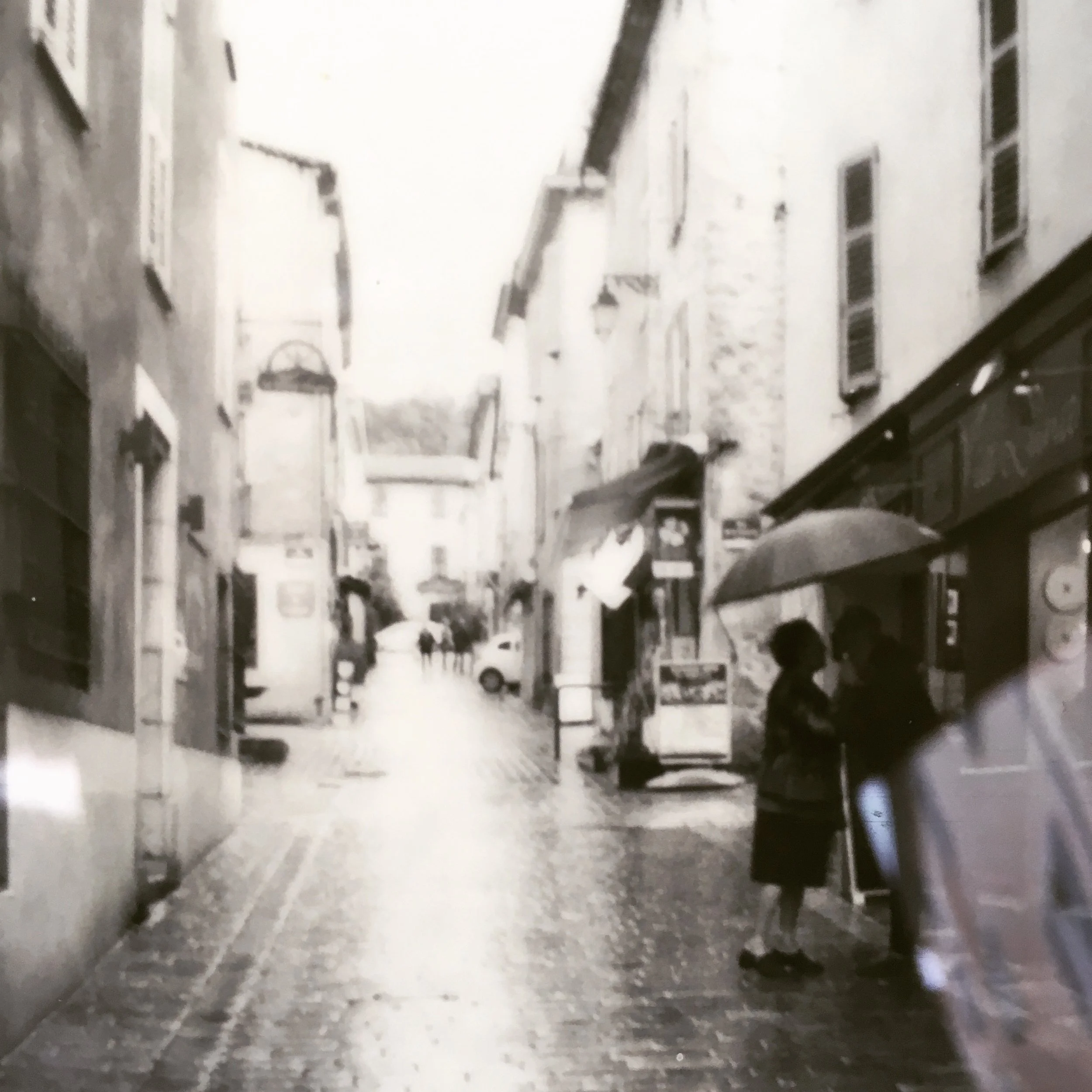 a rainy day in Valbonne France