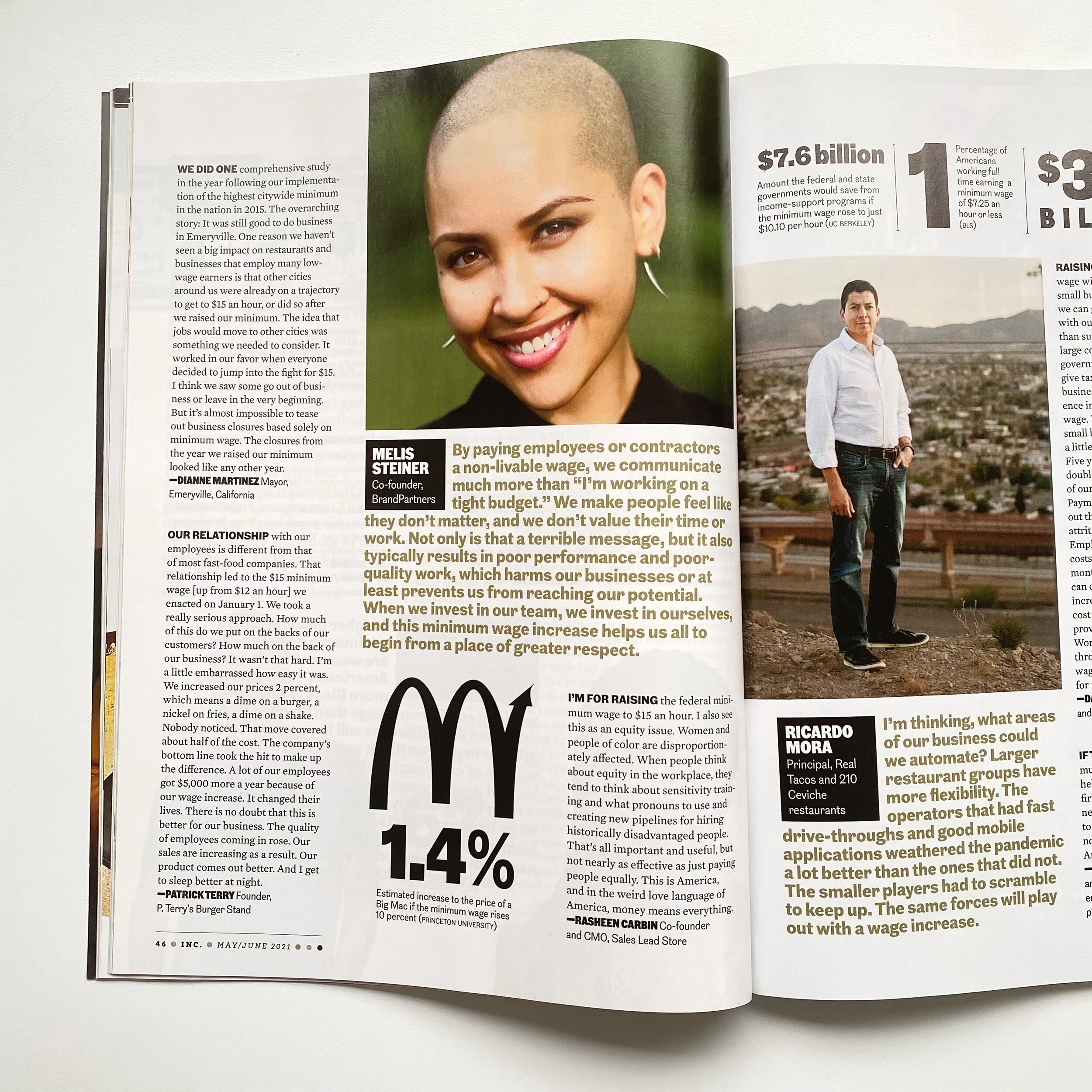 Melis Steiner Interview in Inc. Magazine