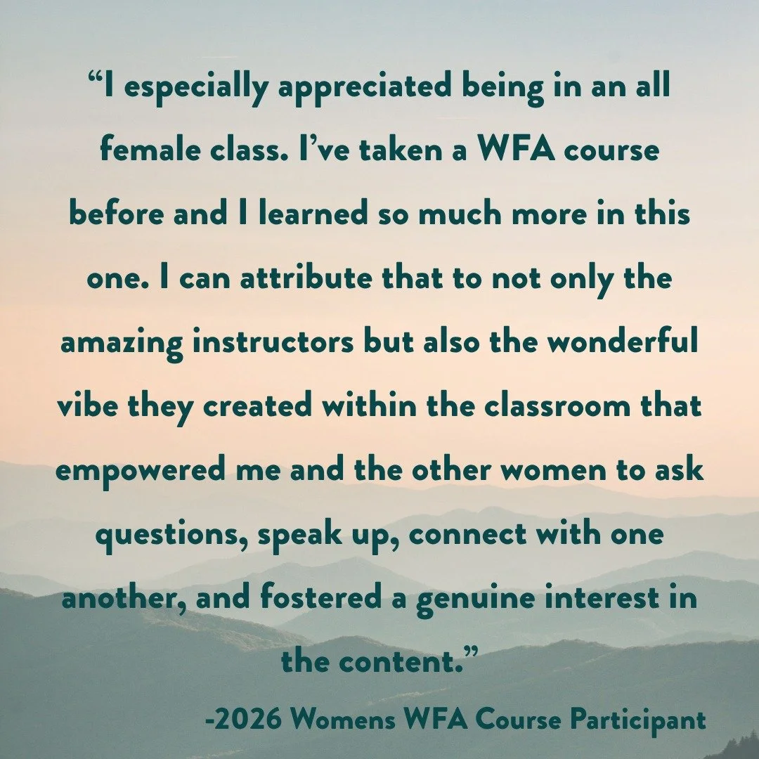 So much gratitude for our instructors and for@letsshiftgears  for making this course possible. Our WFA for Women at Larrabee State Park was a full house, and feedback like this is exactly why we keep showing up.

It's rad to see a group of women who 
