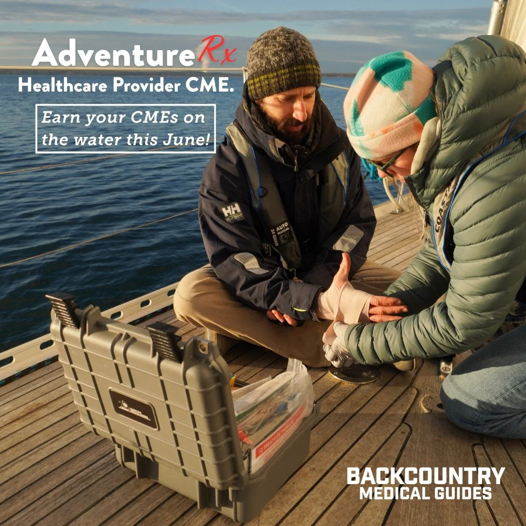 The Adventure Rx series wraps up on the water. 🌊

The maritime environment is one of the most dynamic a provider can face. This full-day training puts you in it: marine rescue, cold water emergencies, patient evacuation, and maritime radio, led by m