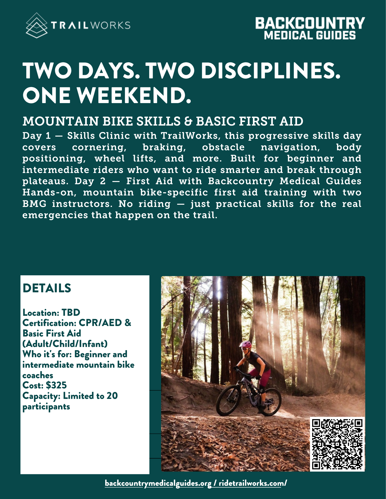 Santa Cruz, CA | Mountain Bike Skills & Basic First Aid