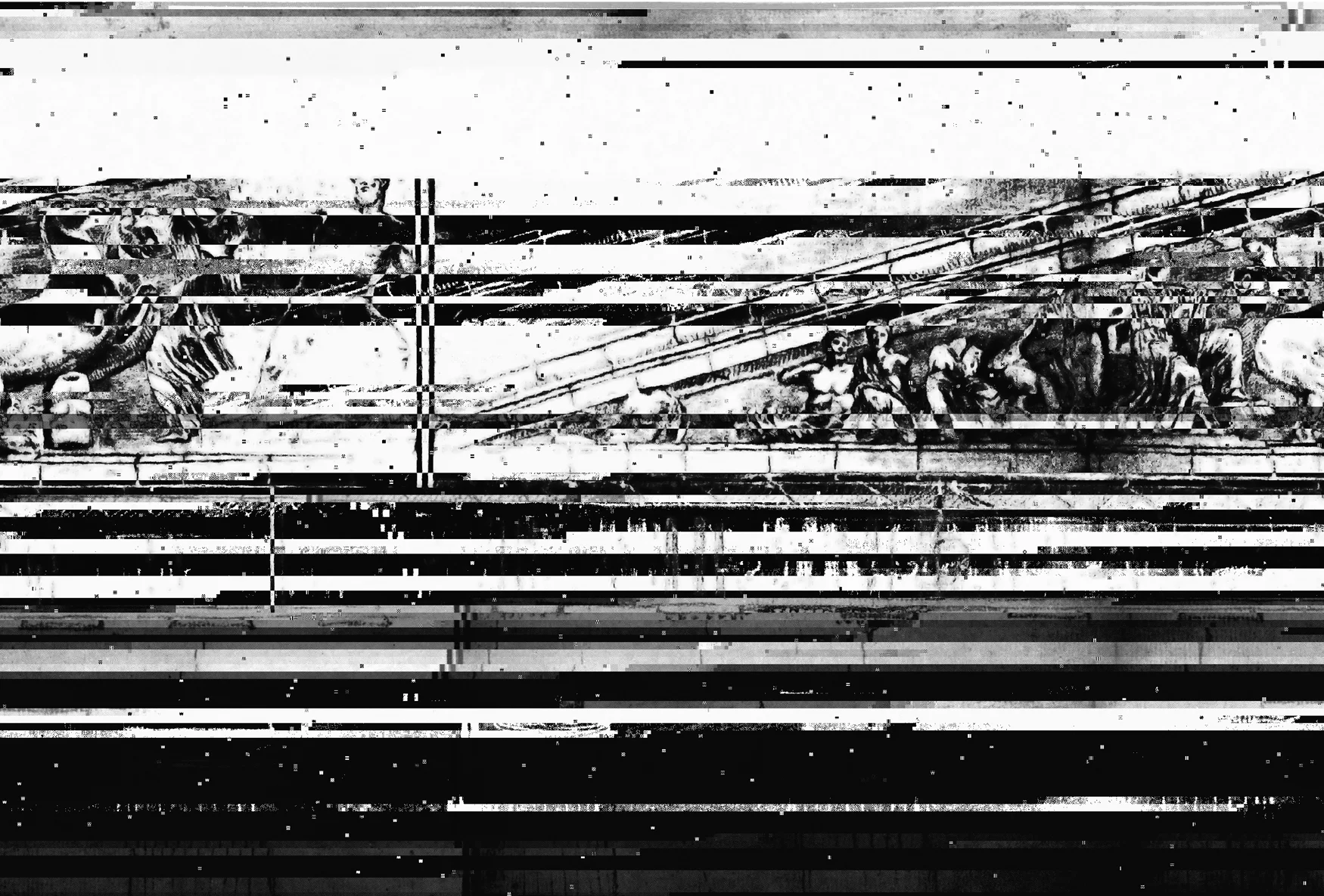 The West Pediment of the Parthenon (From a drawing by Jacques Carrey) | 5th century B.C.E. | Athens, Greece | Sculptures destroyed on September 28, 1687 C.E. | Archival Inkjet Print 27" x 40"