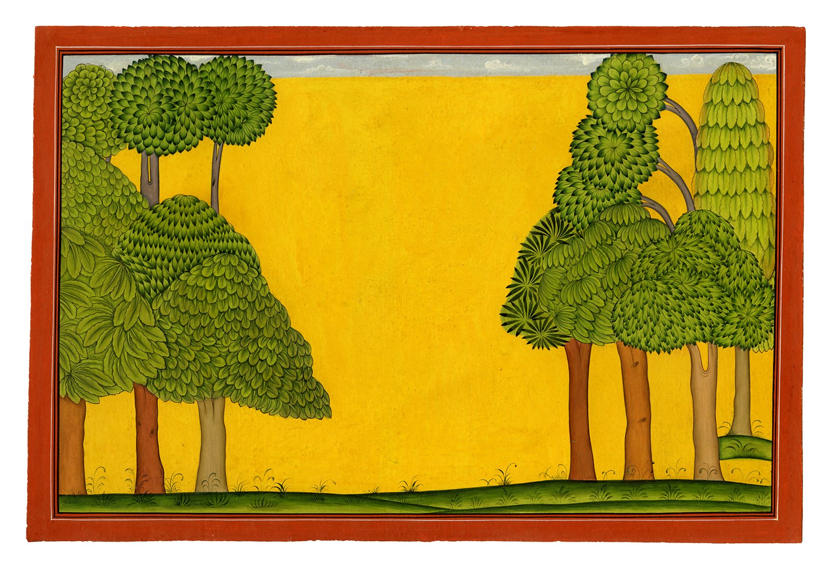 An Illustration to the Ramayana: Rama and Lakshmana