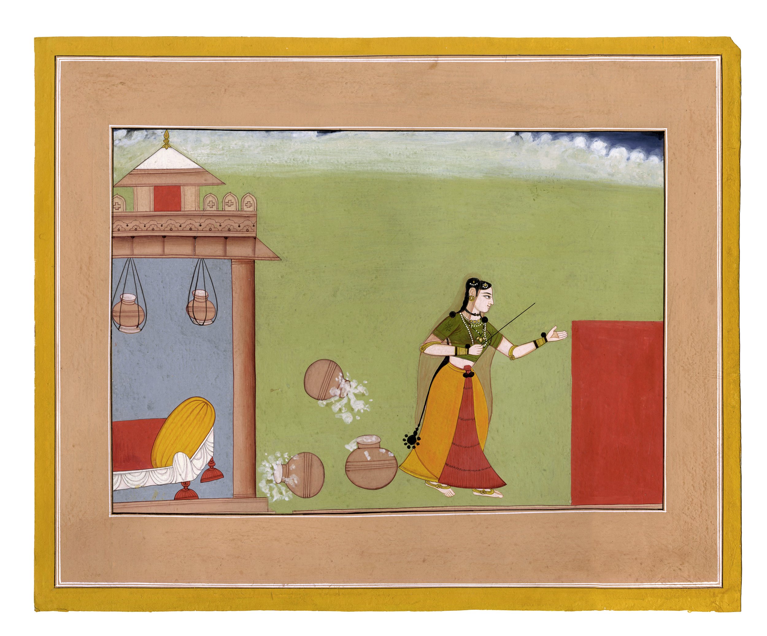 Yashoda Chastises her Foster Son, the Youthful Krishna