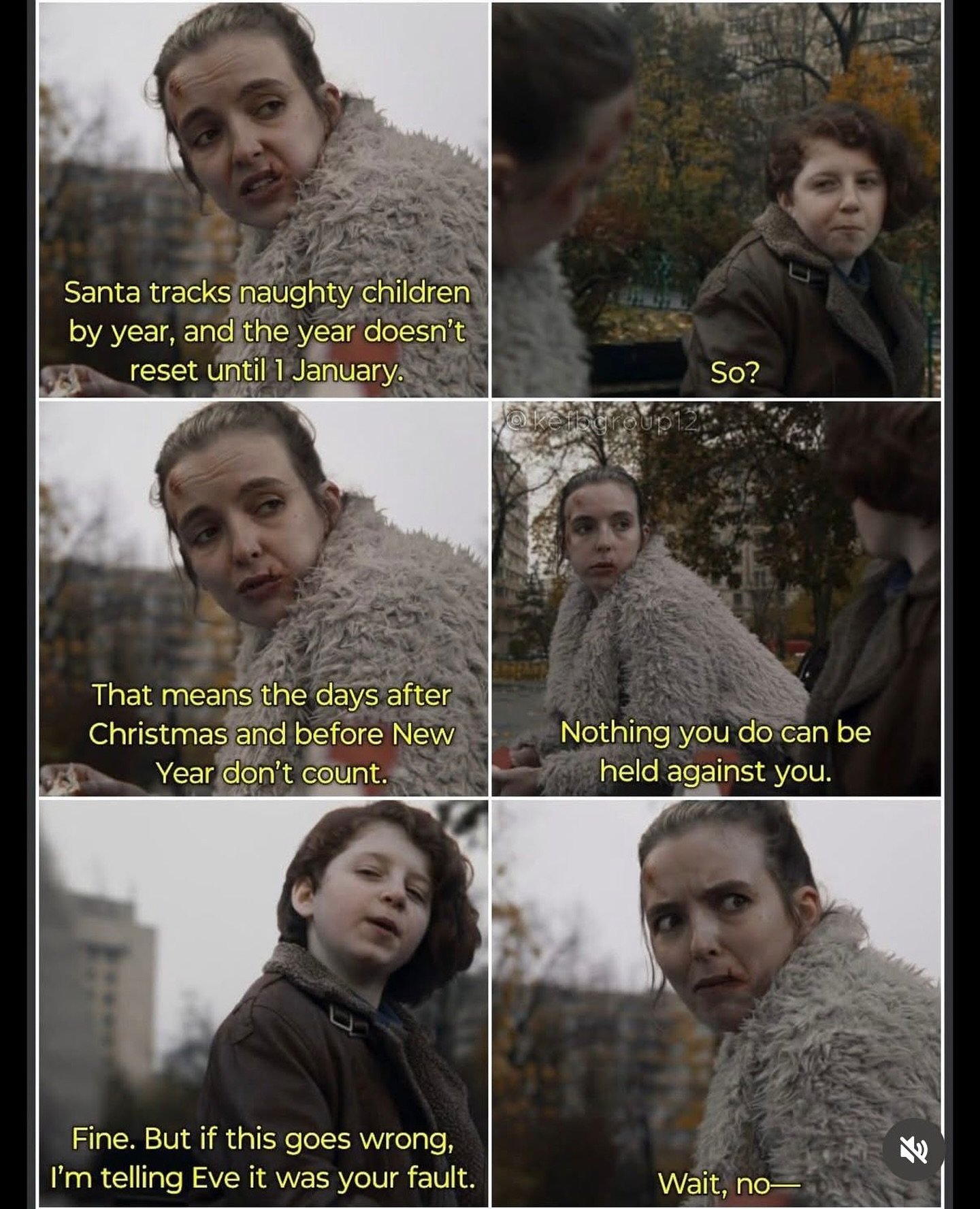 Love this reimagining of a great scene by @killingeve.fbgroup 💚

#killingeve