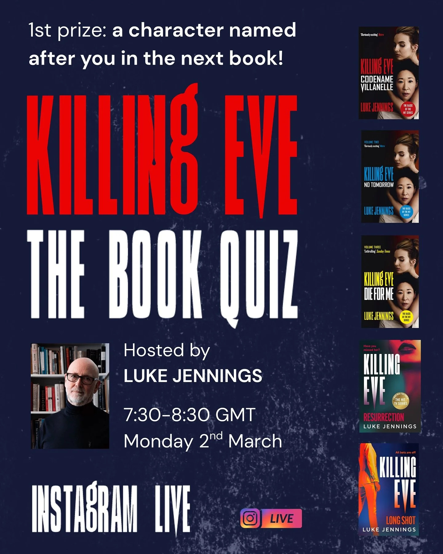 Hope to see you there🗡️🖤

#killingeve #bookstagram