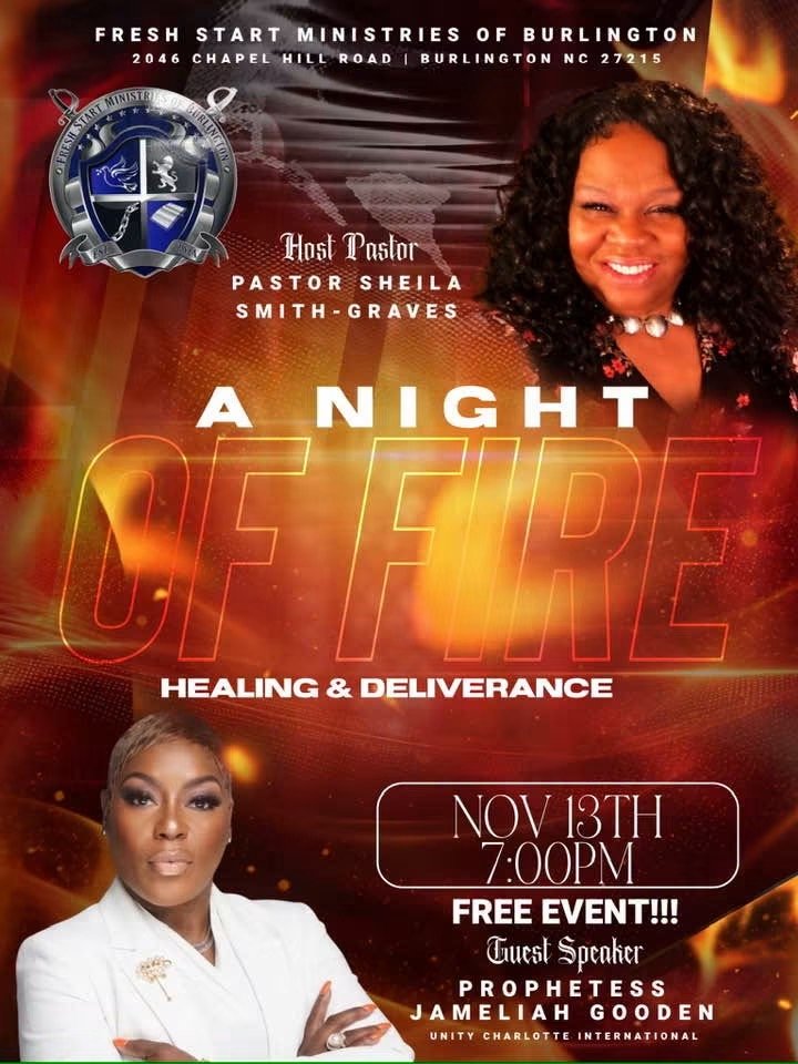 A Night of Fire Healing &amp; Deliverance