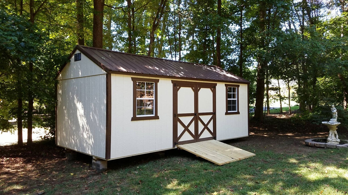 Painted Utility Shed